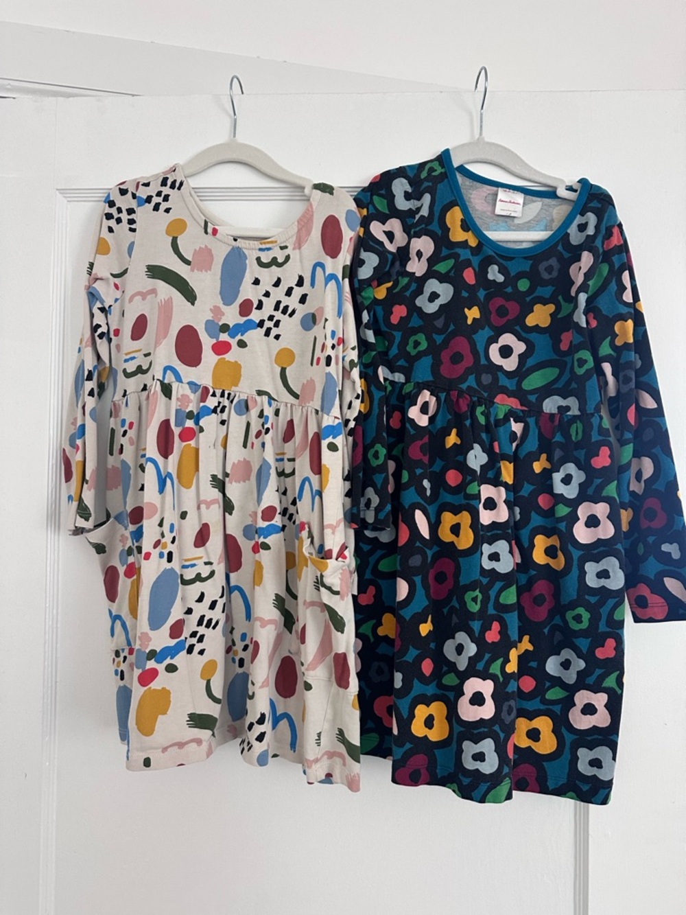 2 Hanna Andersson long sleeve play dresses